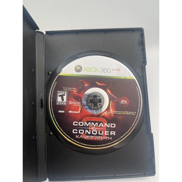 Command & Conquer: Kanes Wrath (Microsoft Xbox 360, 2008) tested/works - Picture 2 of 4